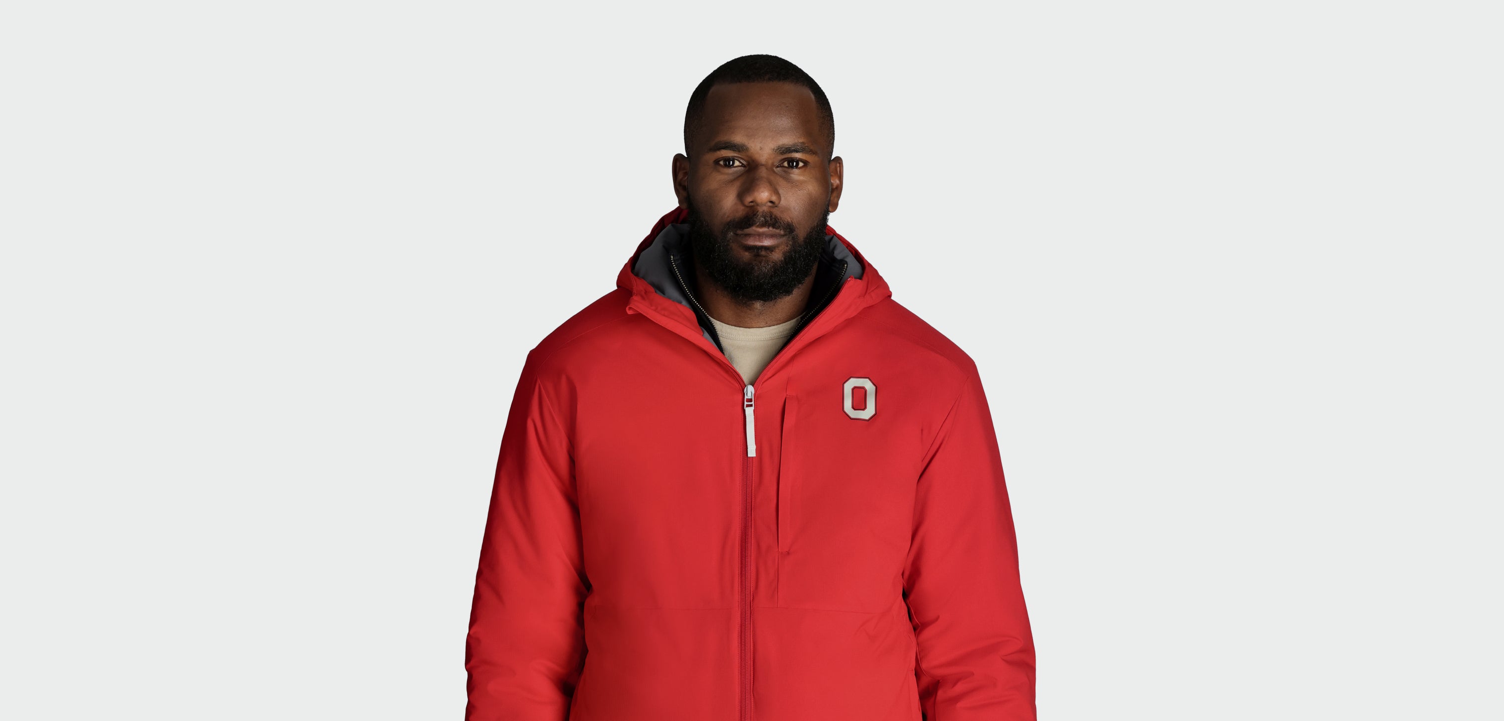 Ohio State Buckeyes - model wearing warm one